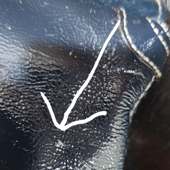 Elegant Blue Leather Clutch - Picture 8 of 10